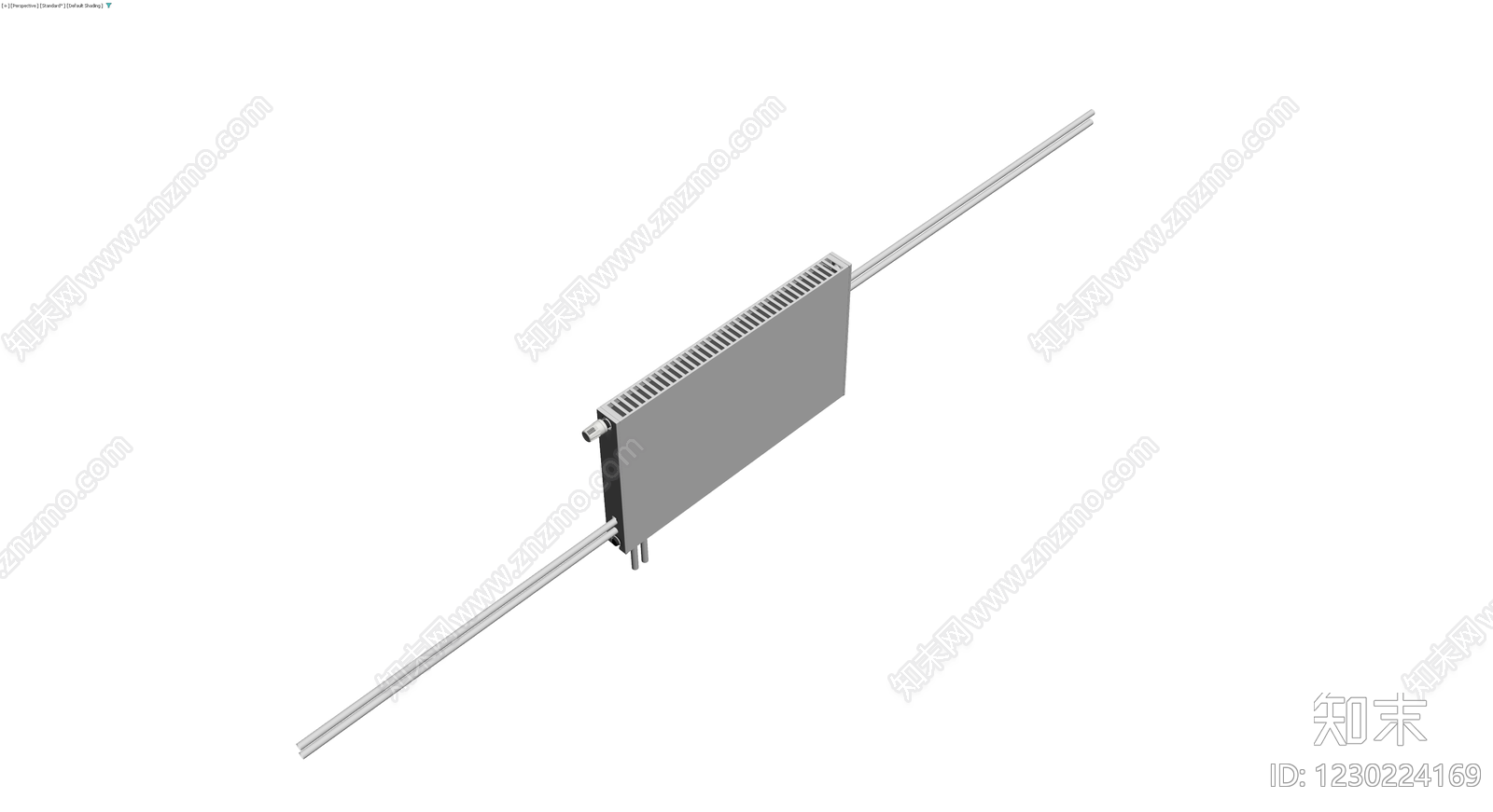 双管板式散热器组件3D模型下载【ID:1230224169】