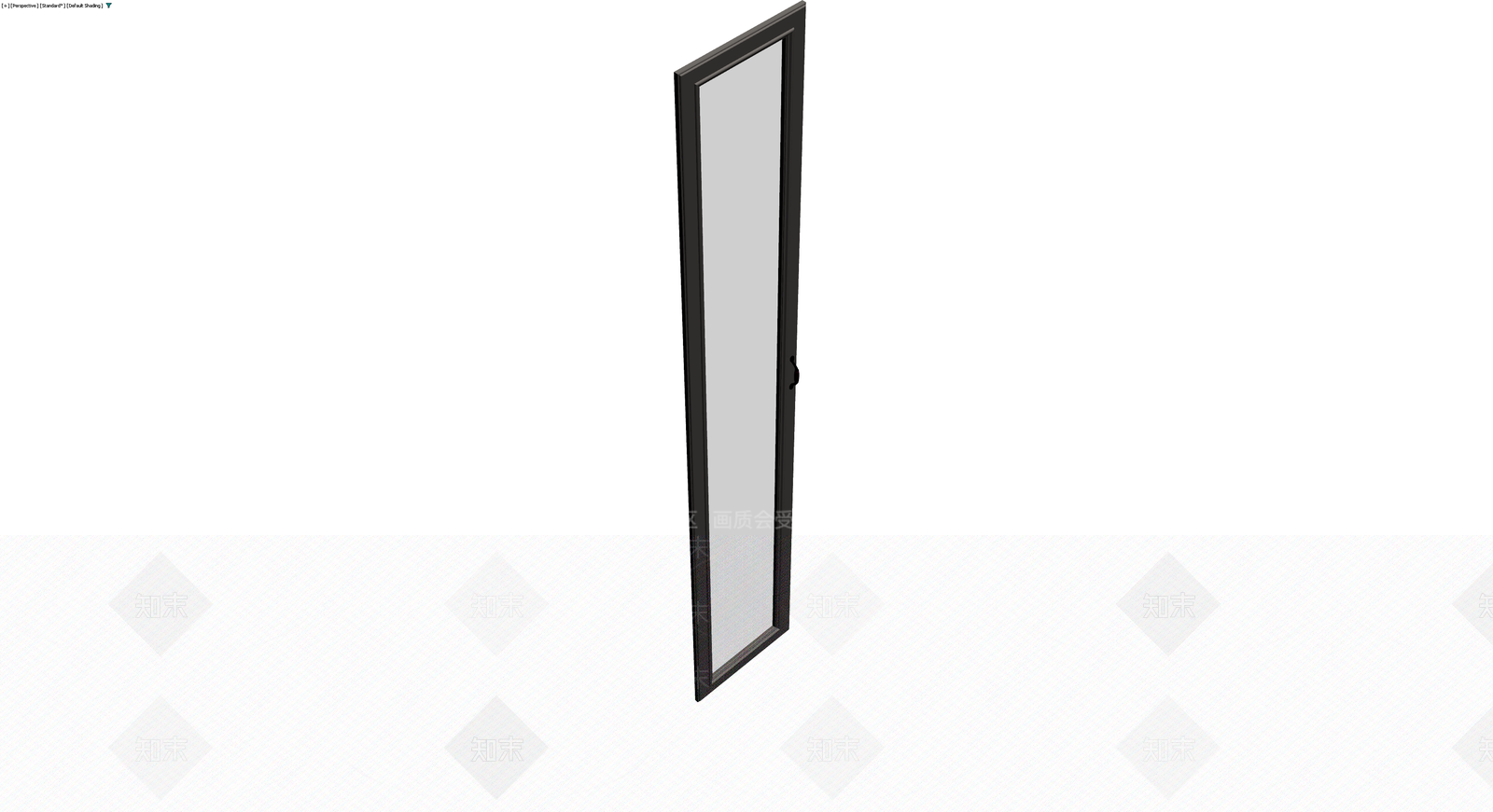 黑色框玻璃门3D模型下载【ID:1230563067】