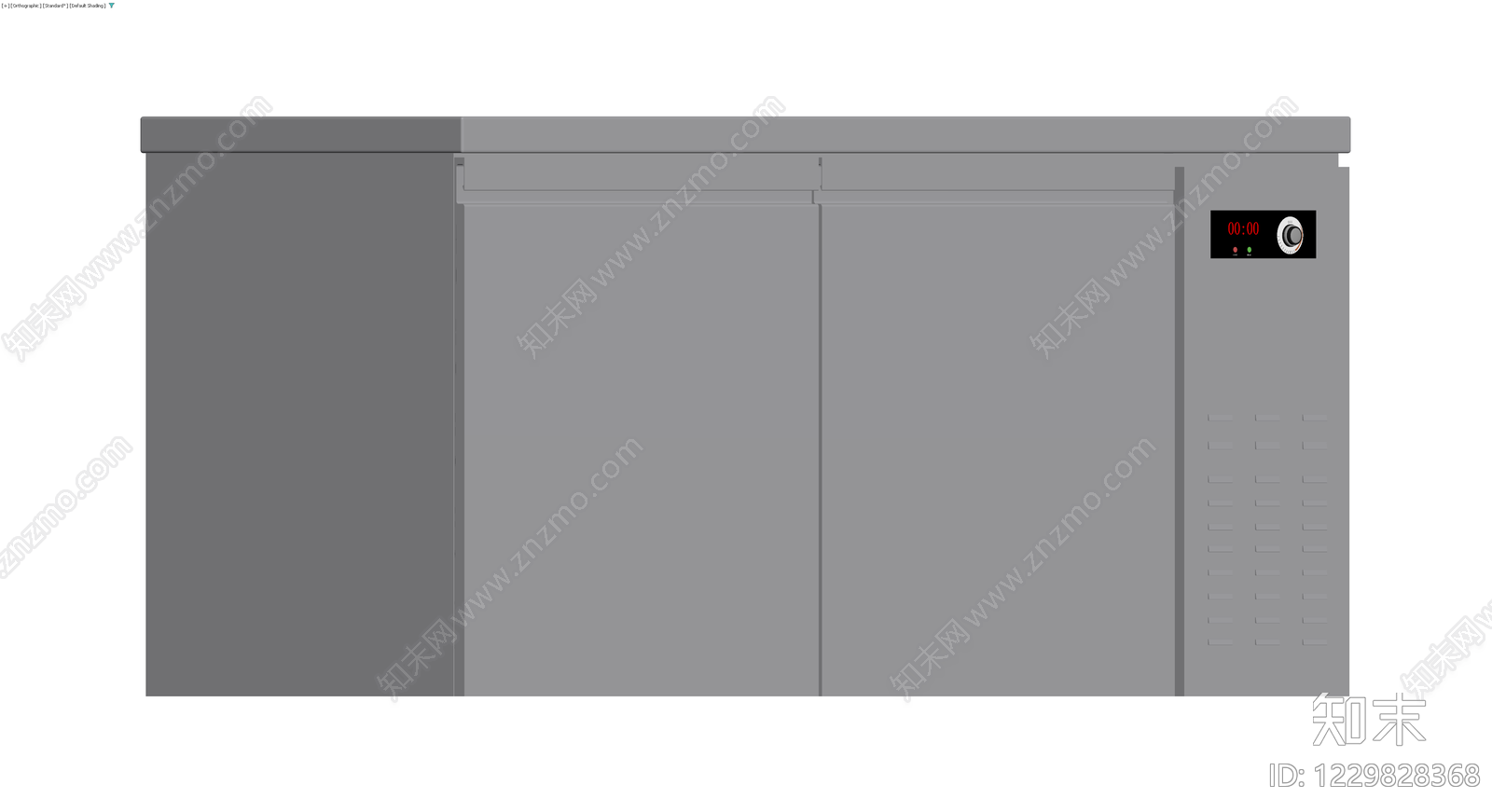 商用冷藏操作台灰模3D模型下载【ID:1229828368】
