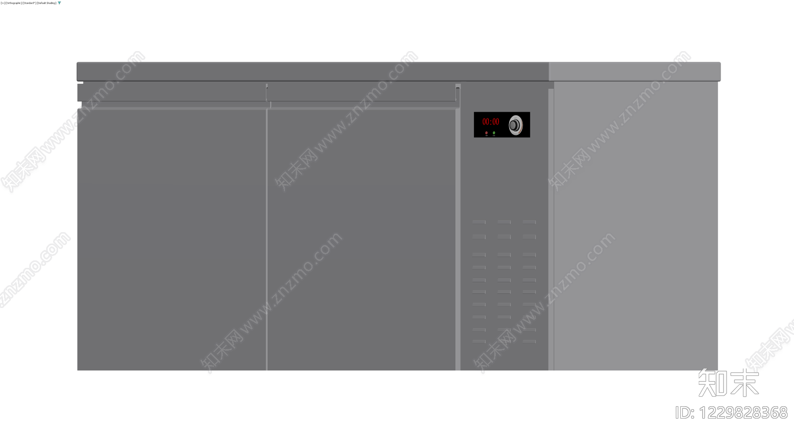 商用冷藏操作台灰模3D模型下载【ID:1229828368】