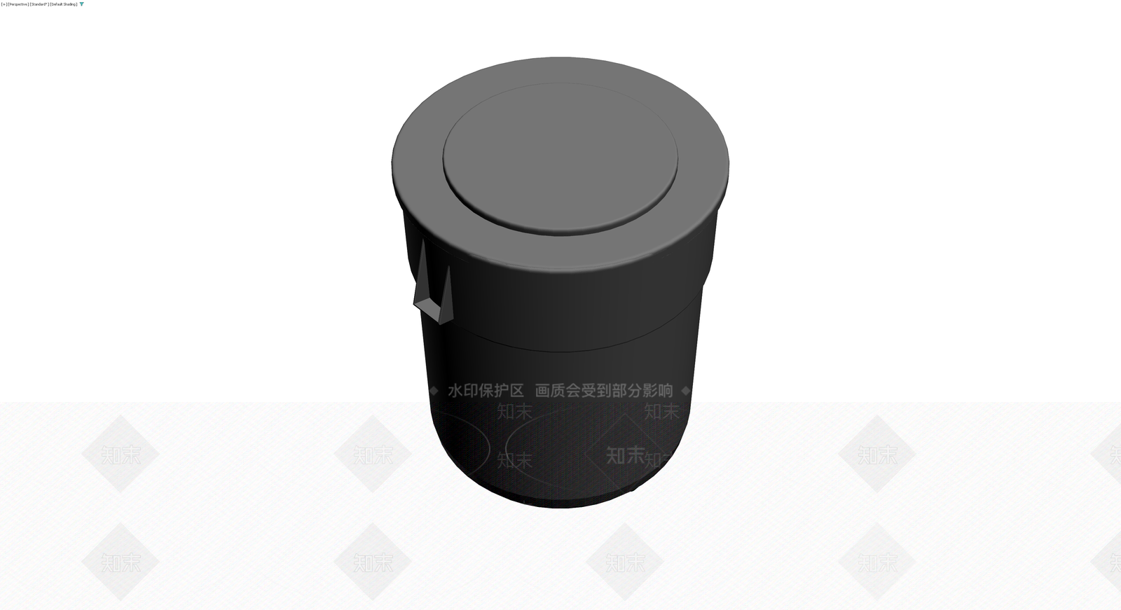 带轮垃圾桶3D模型下载【ID:1230779564】