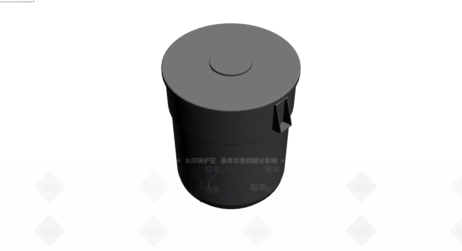 带轮垃圾桶3D模型下载【ID:1230779564】