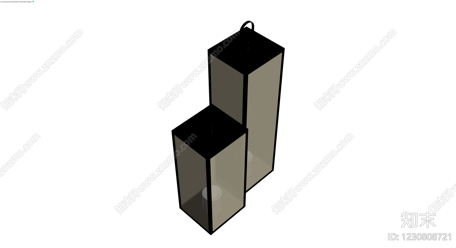 双组落地玻璃灯笼3D模型下载【ID:1230808721】