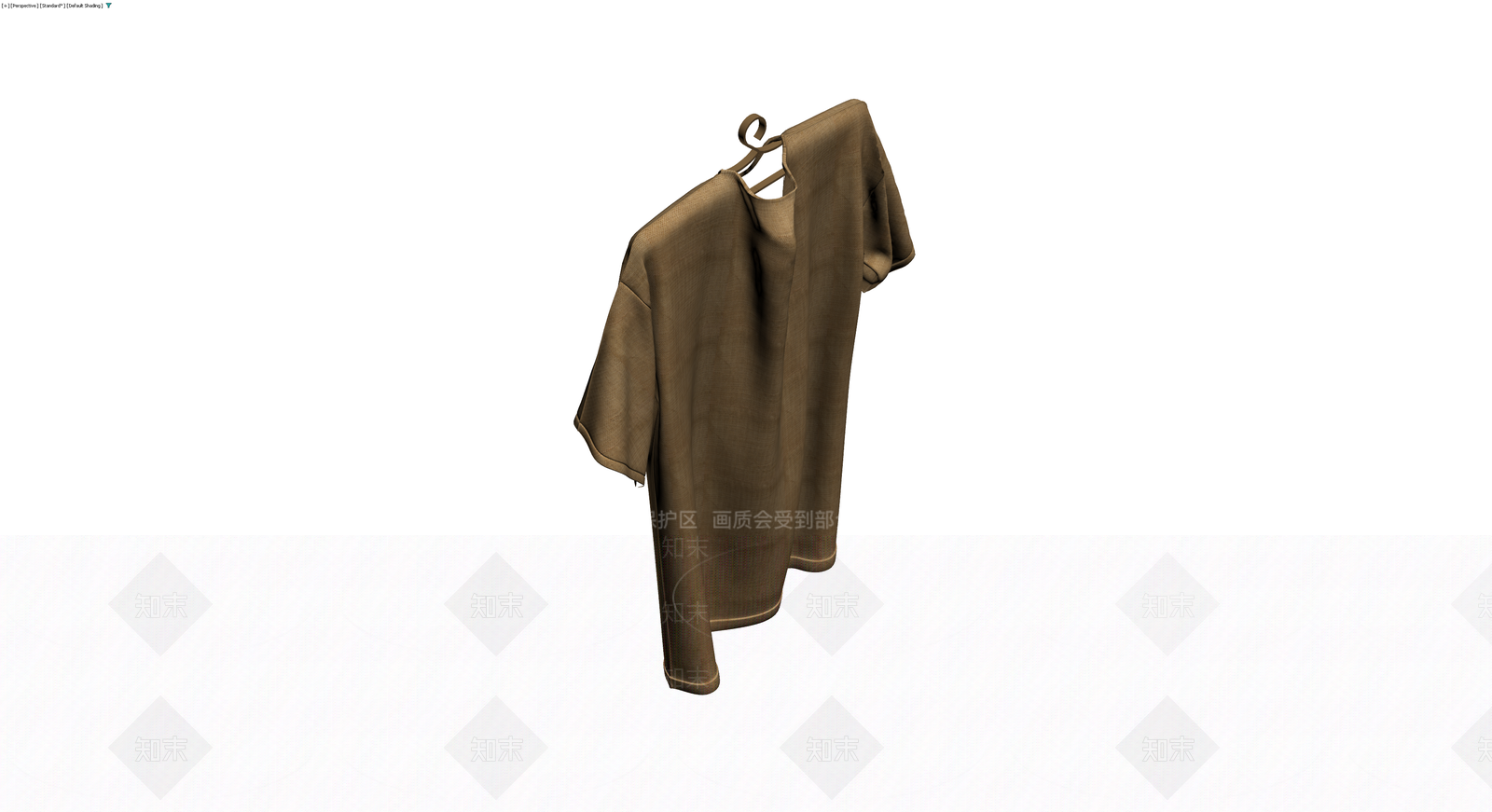 棕色亚麻长袍3D模型下载【ID:1230753891】