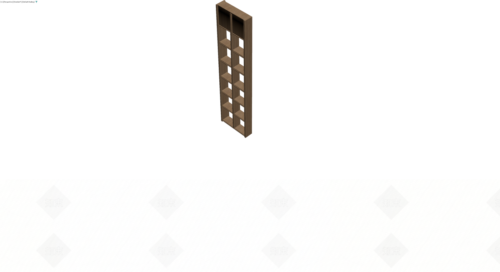 双列木质置物架3D模型下载【ID:1230119959】