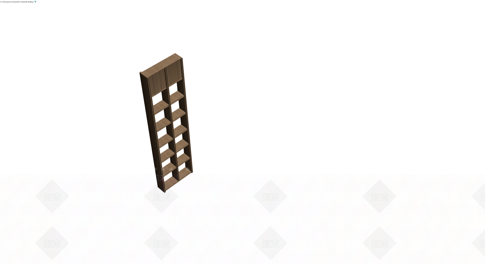 双列木质置物架3D模型下载【ID:1230119959】