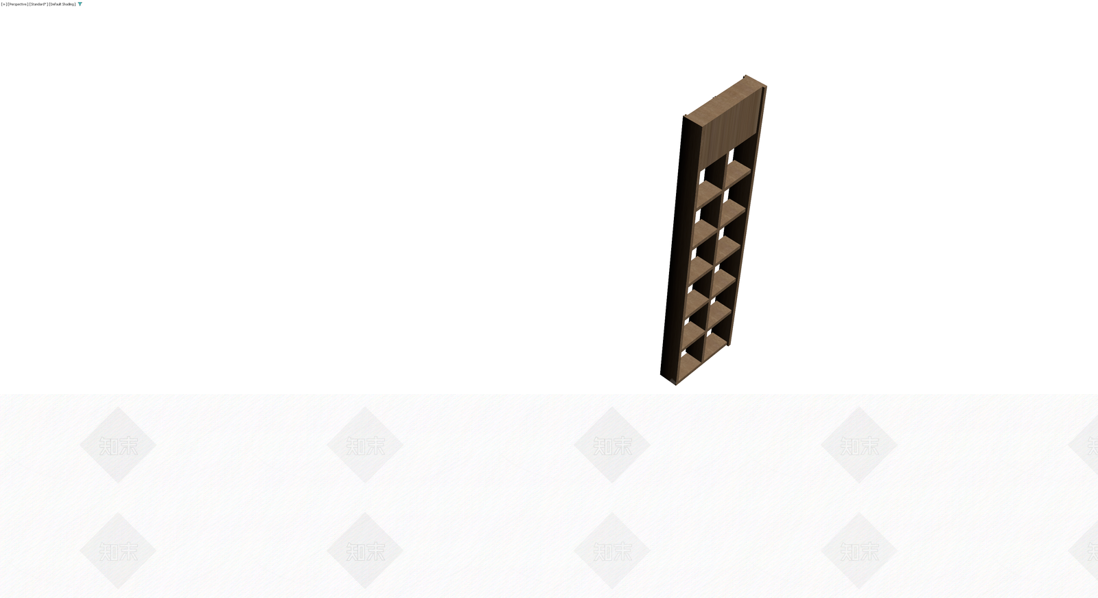 双列木质置物架3D模型下载【ID:1230119959】