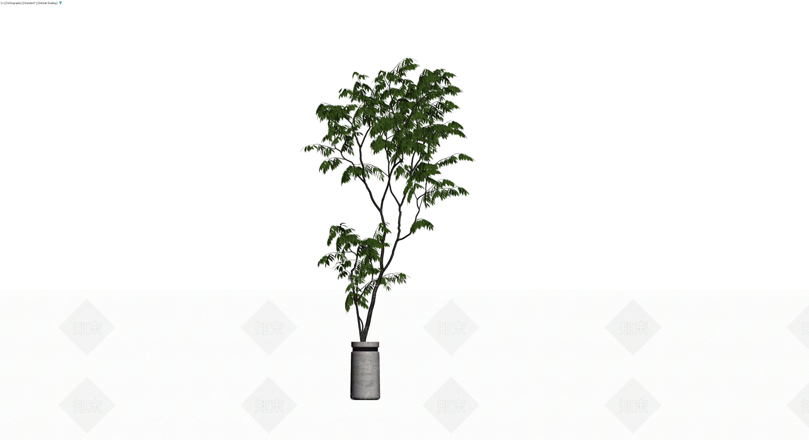 盆栽绿植带盆3D模型下载【ID:1230133922】