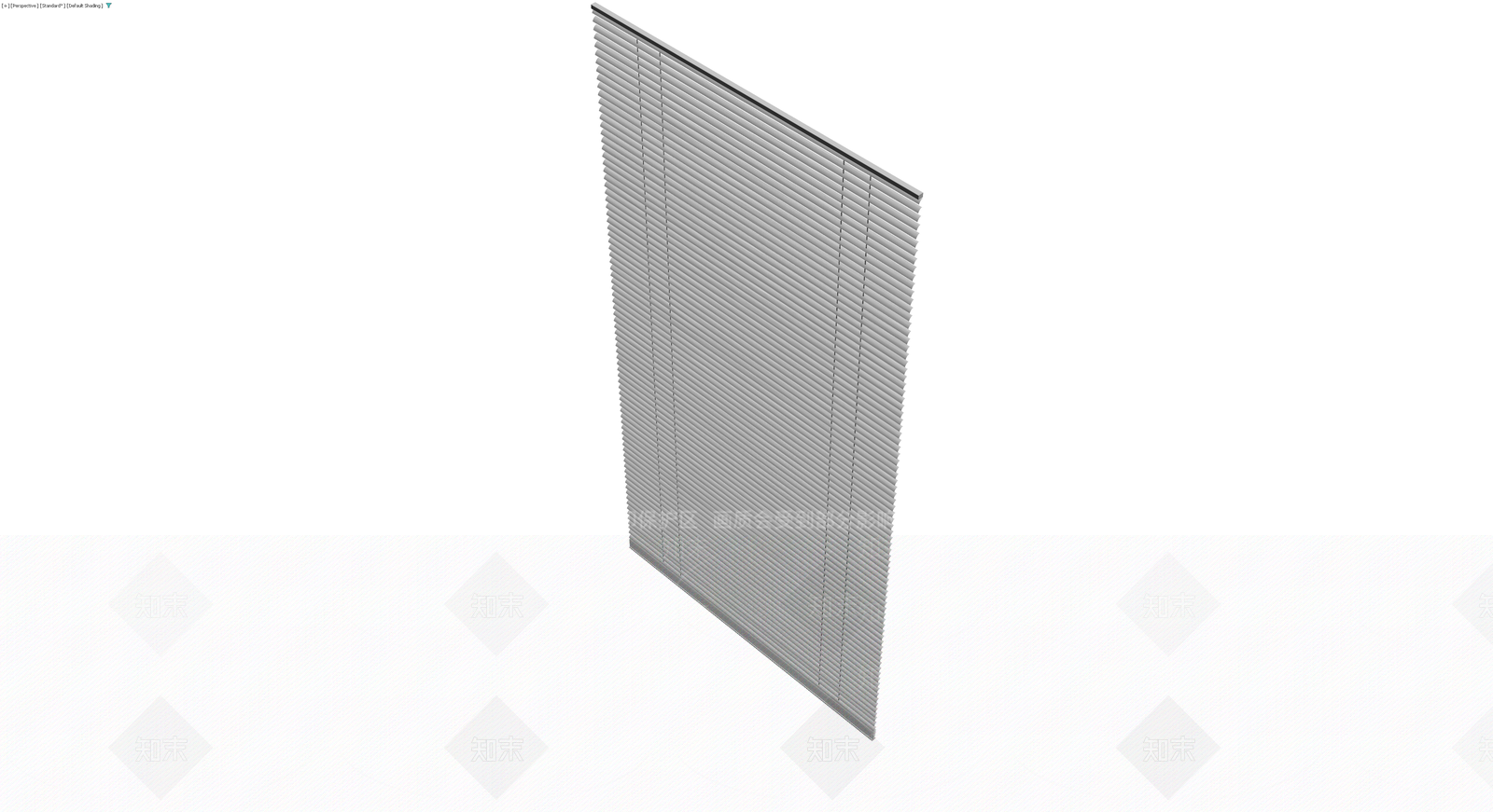 白色百叶窗组件3D模型下载【ID:1229893805】