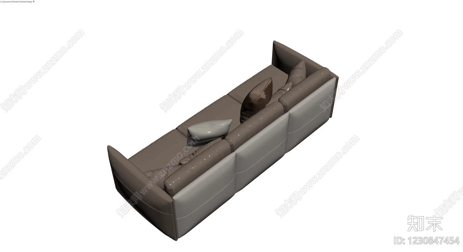现代风格三人位沙发模型3D模型下载【ID:1230847454】