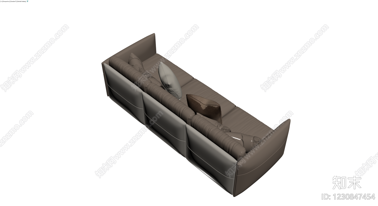现代风格三人位沙发模型3D模型下载【ID:1230847454】