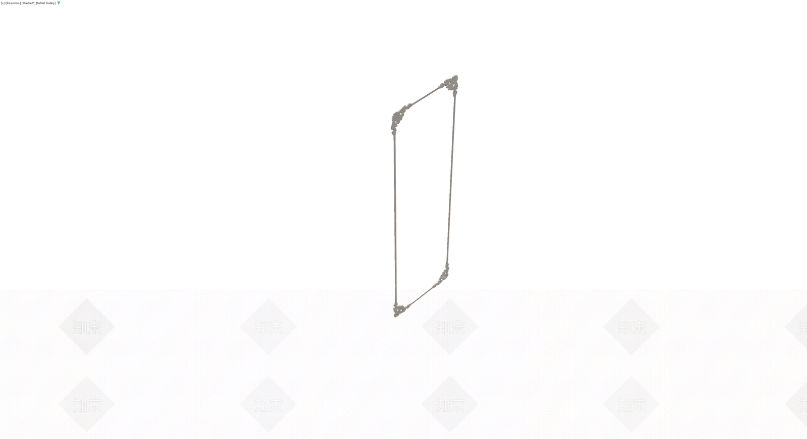 巴洛克风格装饰画框3D模型下载【ID:1230087303】