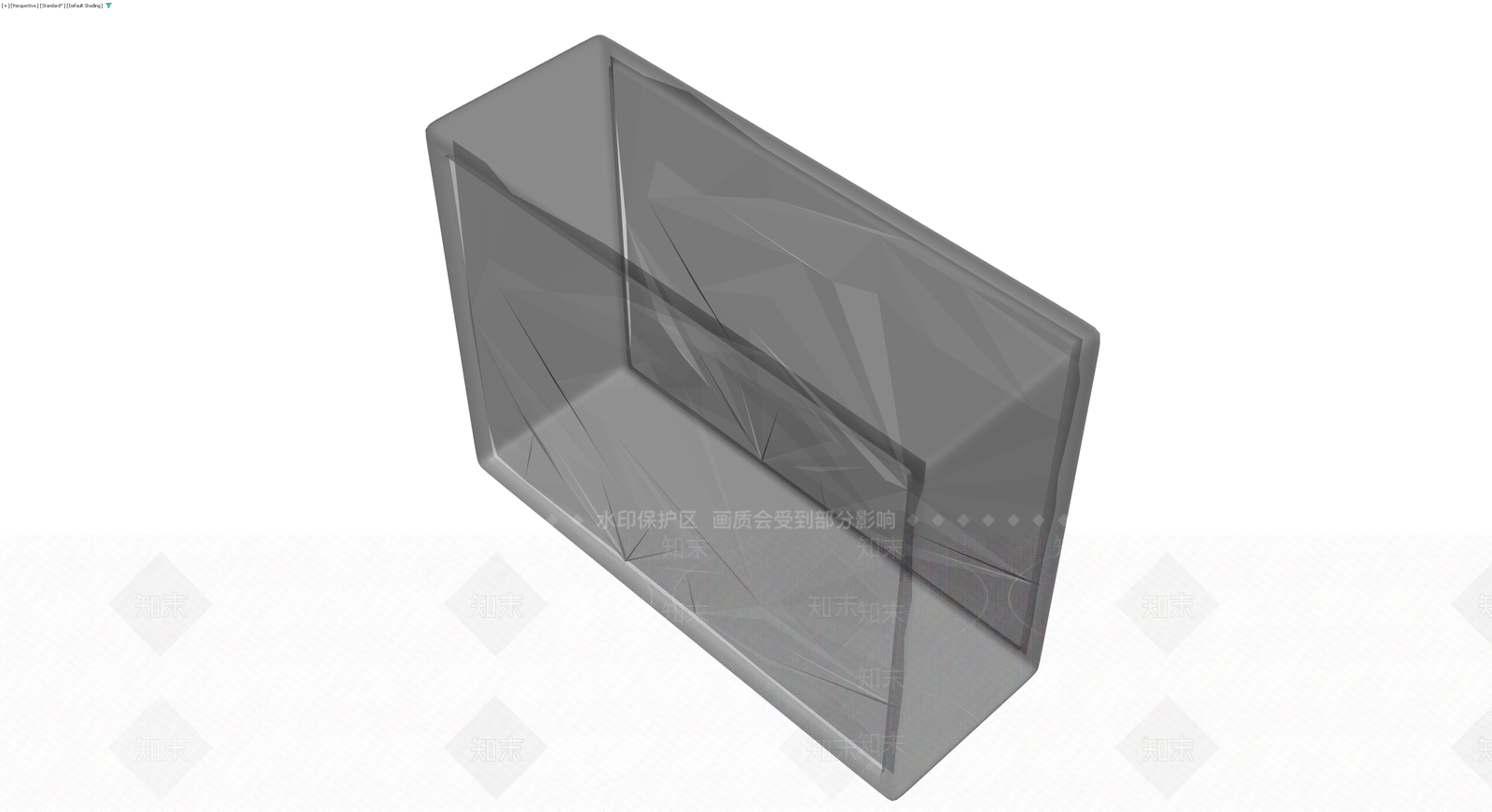 灰色多面体装饰方块3D模型下载【ID:1230117663】
