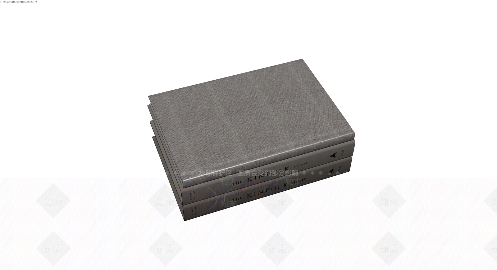 精装书籍组合模型3D模型下载【ID:1230091535】