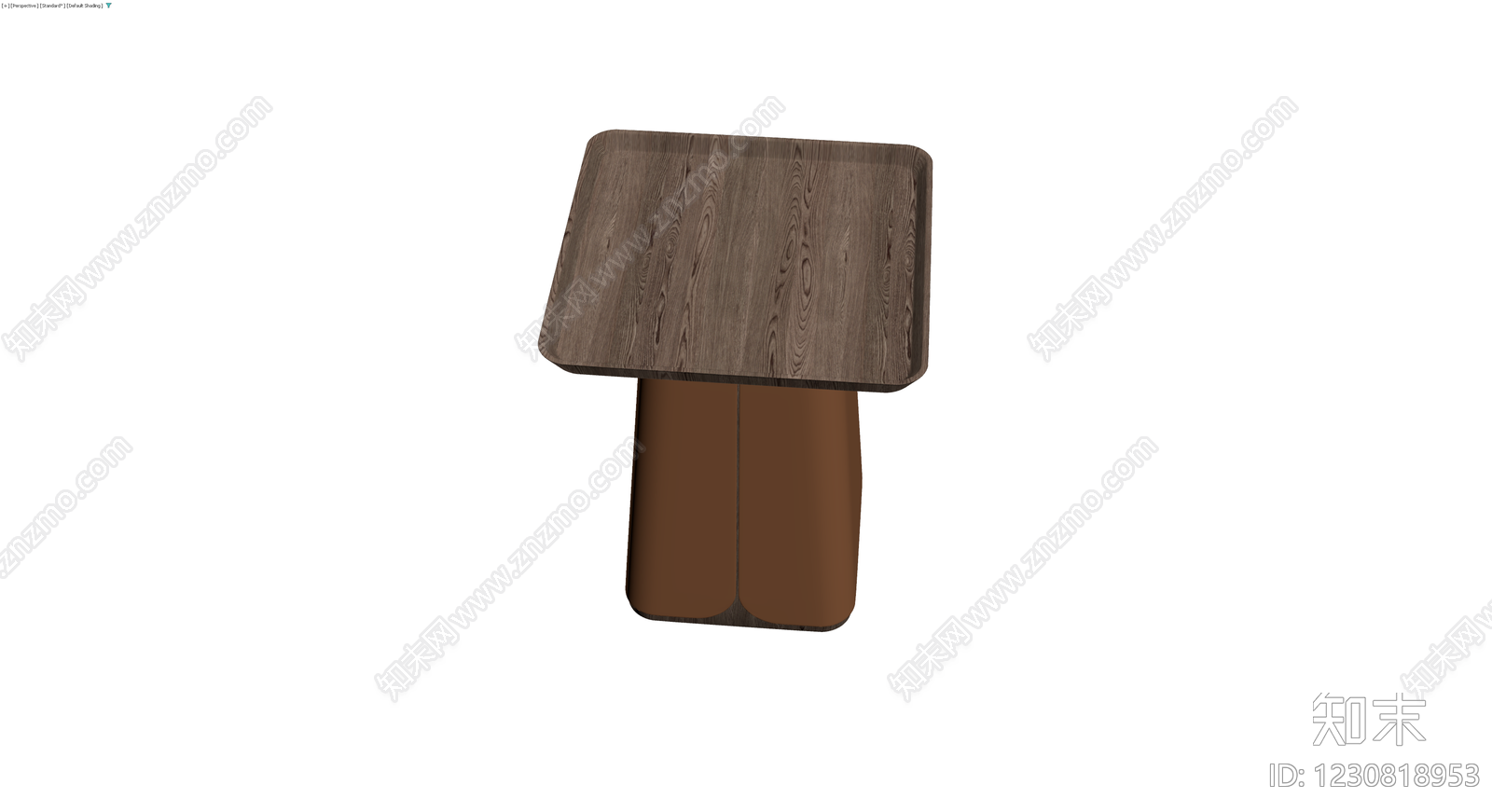木纹底座边几3D模型下载【ID:1230818953】