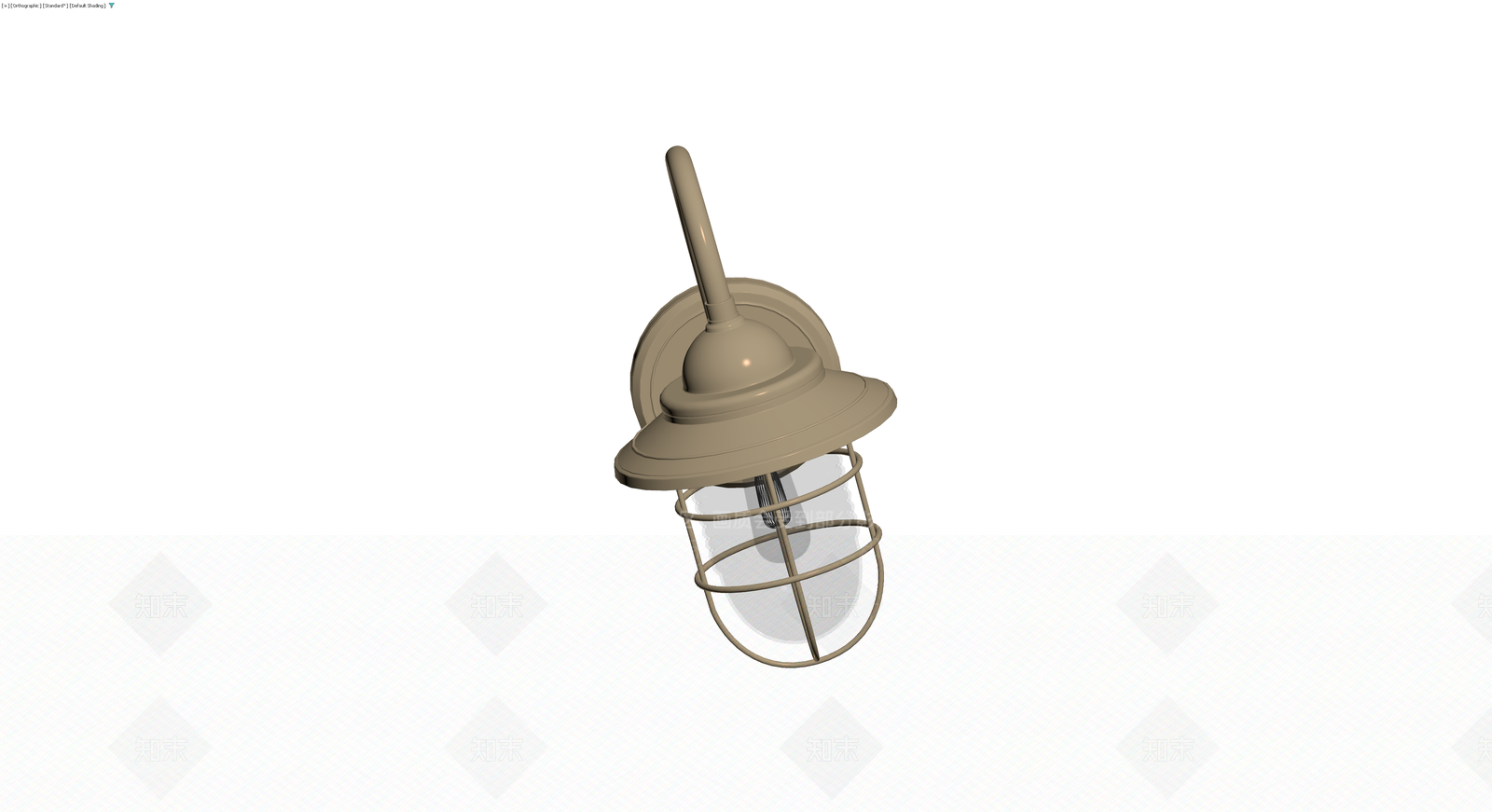 复古工业风壁灯3D模型下载【ID:1230427812】