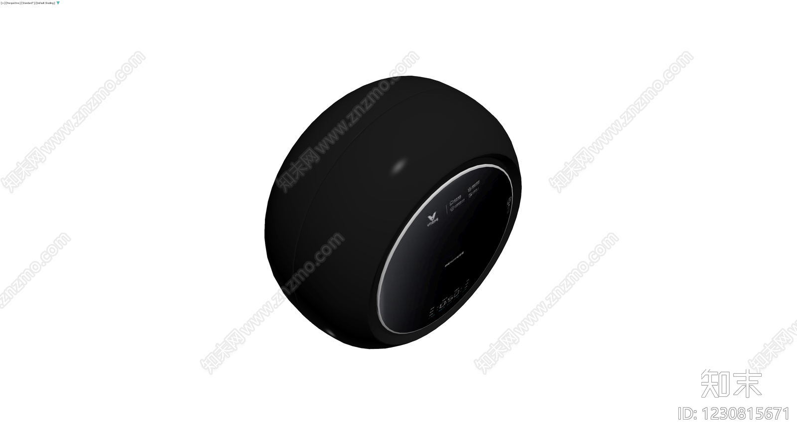 黑色圆形智能设备3D模型下载【ID:1230815671】