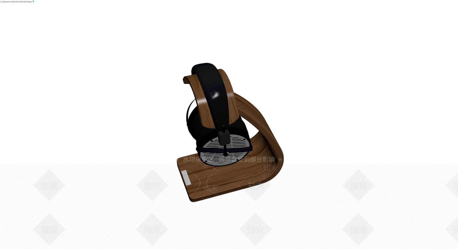 木质耳机支架3D模型下载【ID:1230703097】