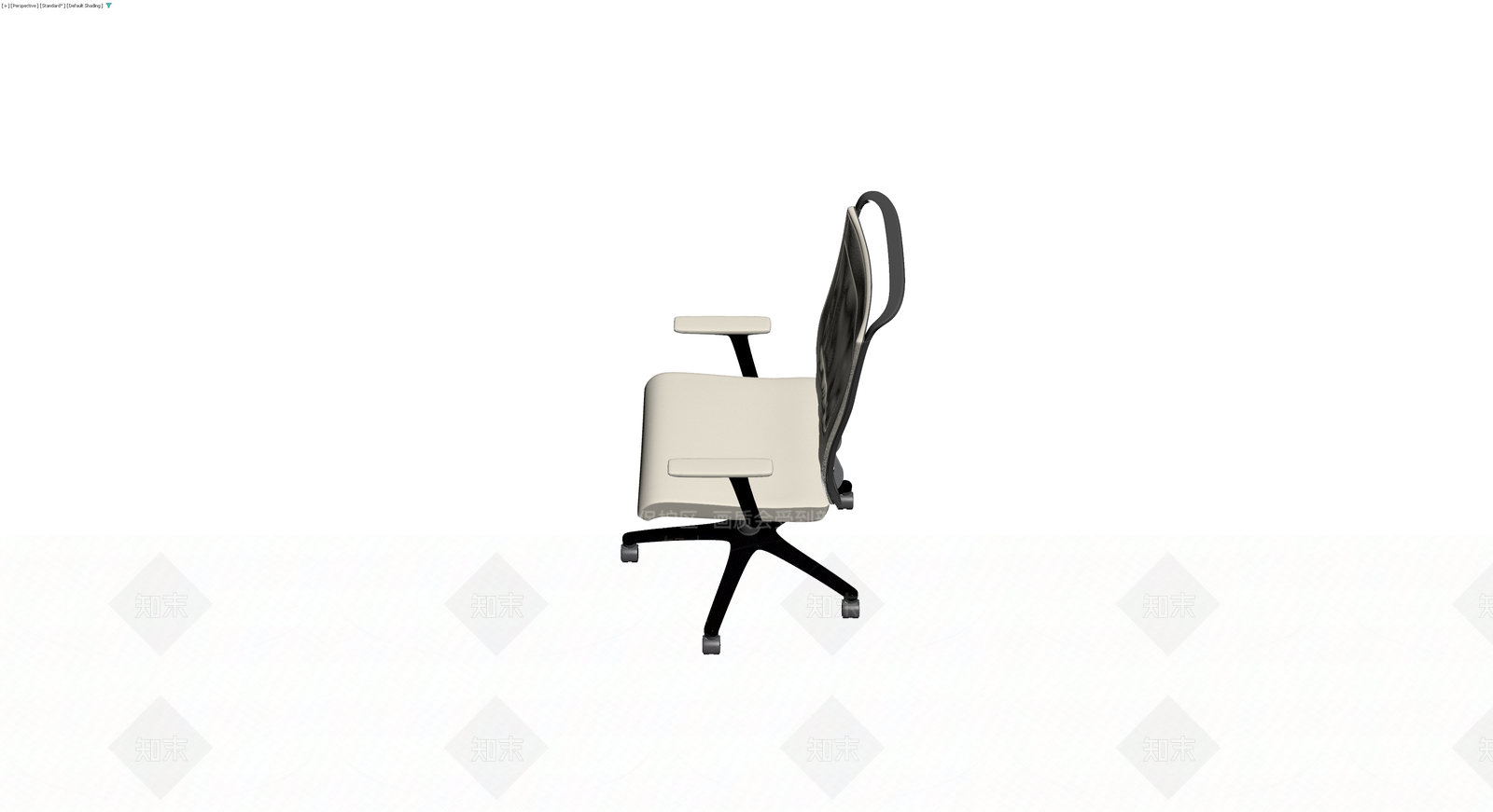 米色网布办公椅3D模型下载【ID:1230364503】