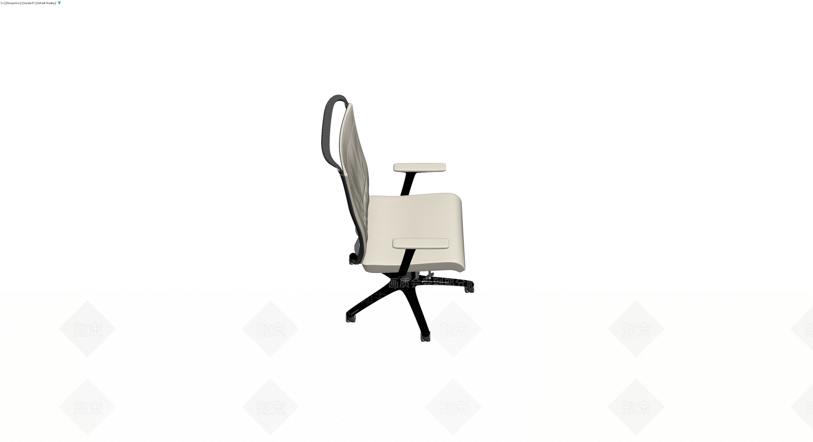 米色网布办公椅3D模型下载【ID:1230364503】