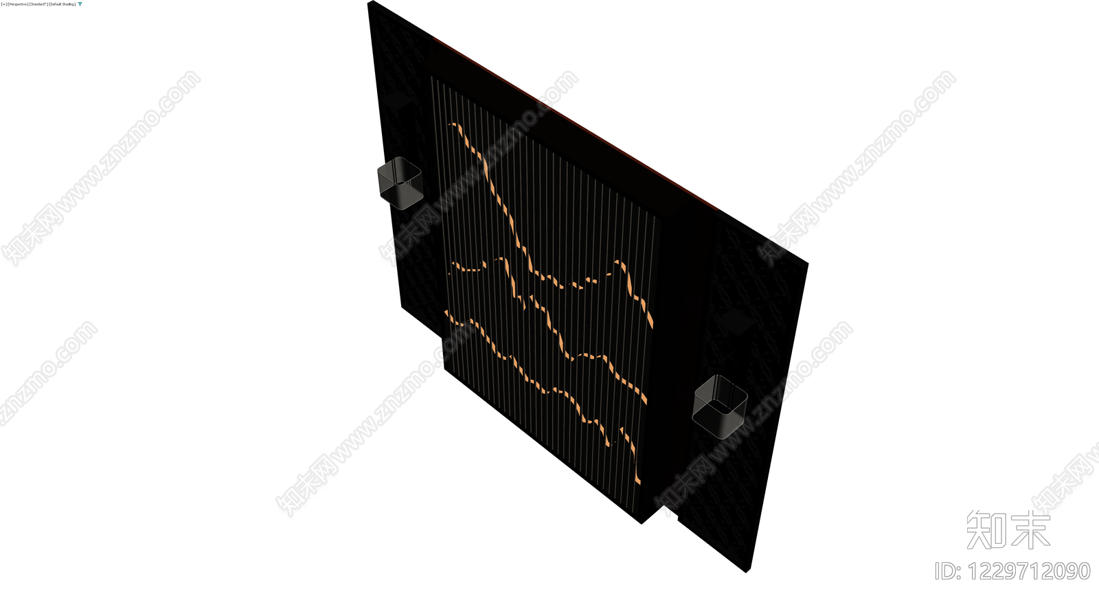 现代风格双开门组件3D模型下载【ID:1229712090】