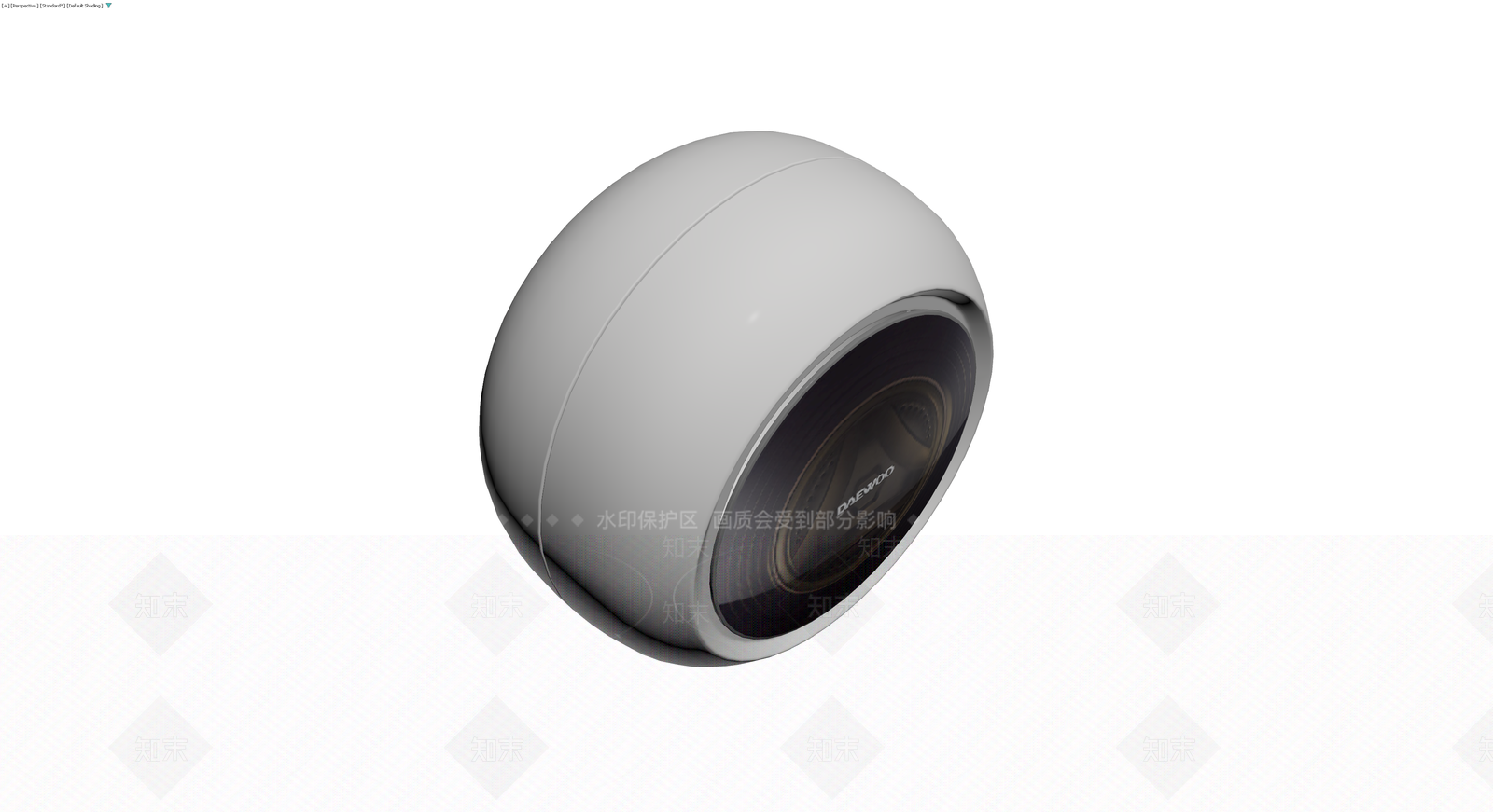 白色球形投影仪3D模型下载【ID:1230425740】