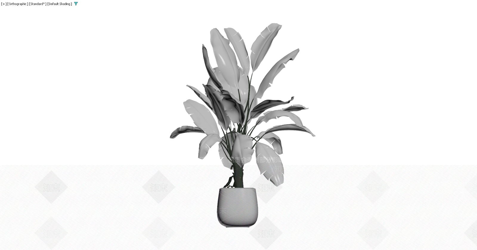 盆栽植物带盆3D模型下载【ID:1229582482】