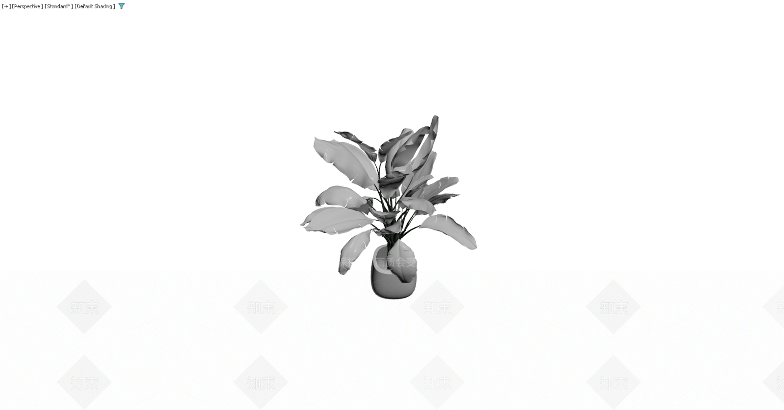 盆栽植物带盆3D模型下载【ID:1229582482】