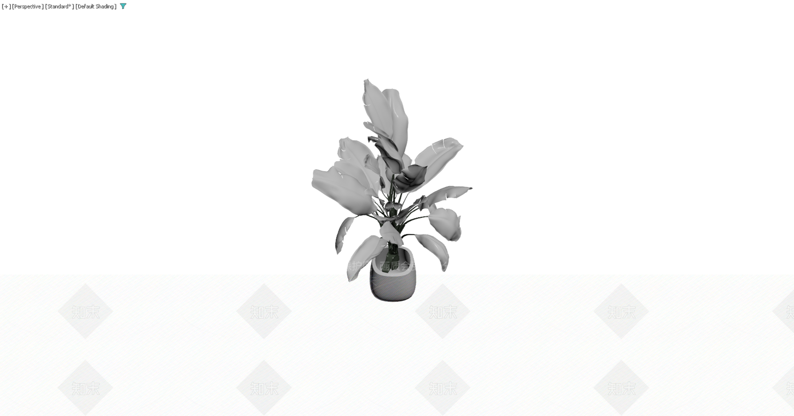 盆栽植物带盆3D模型下载【ID:1229582482】