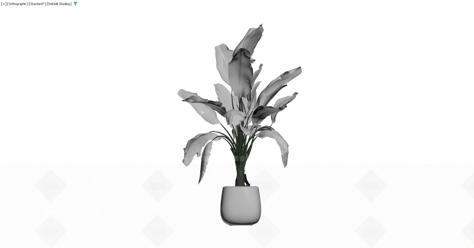 盆栽植物带盆3D模型下载【ID:1229582482】