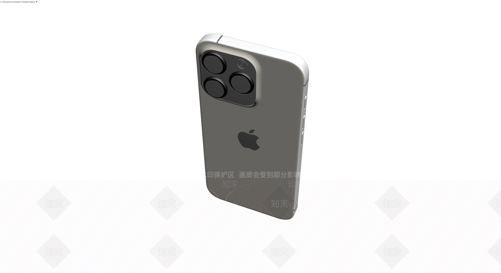 白色智能手机模型3D模型下载【ID:1230168930】