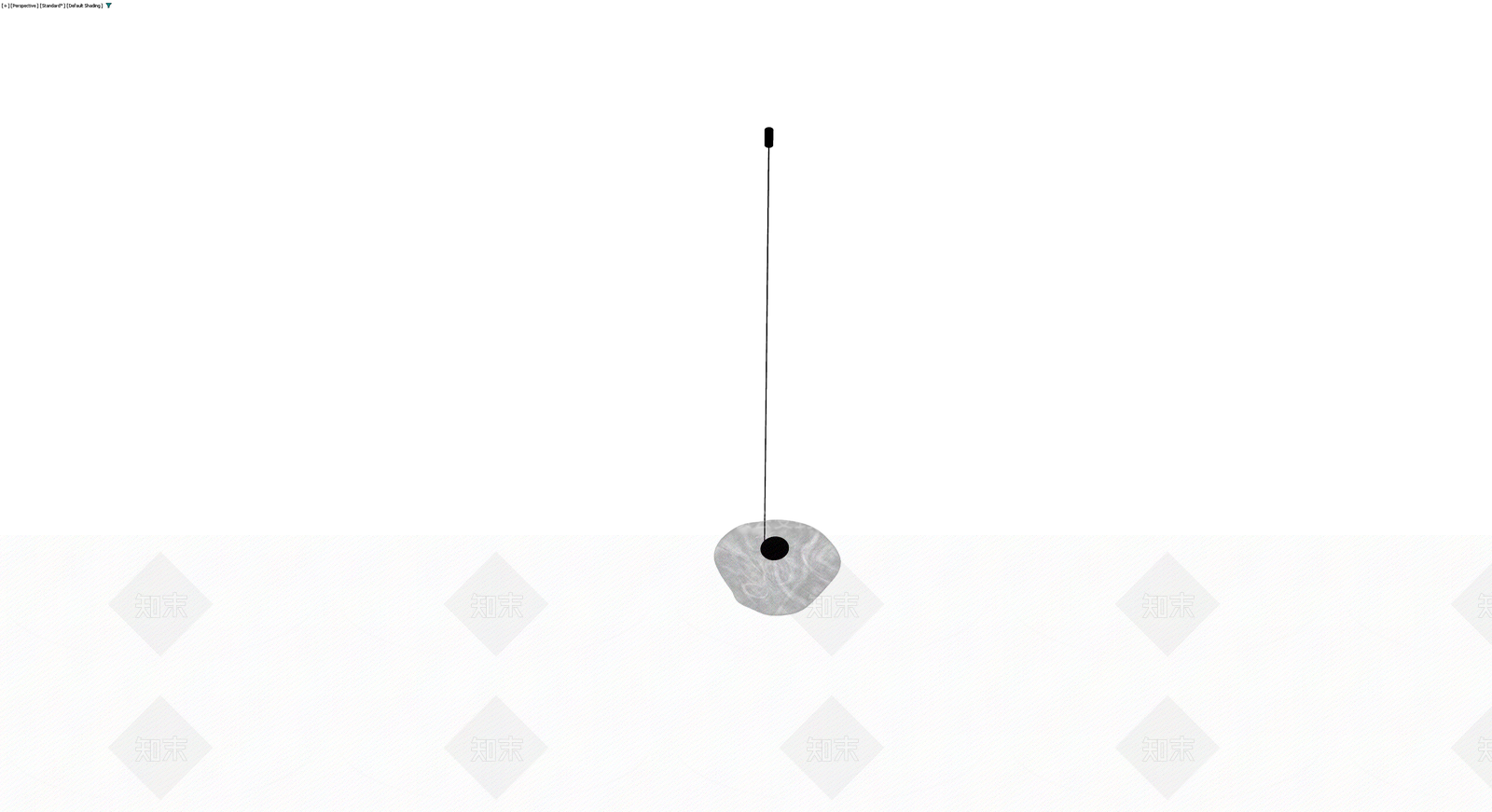 白色纹理吊灯3D模型下载【ID:1230788060】