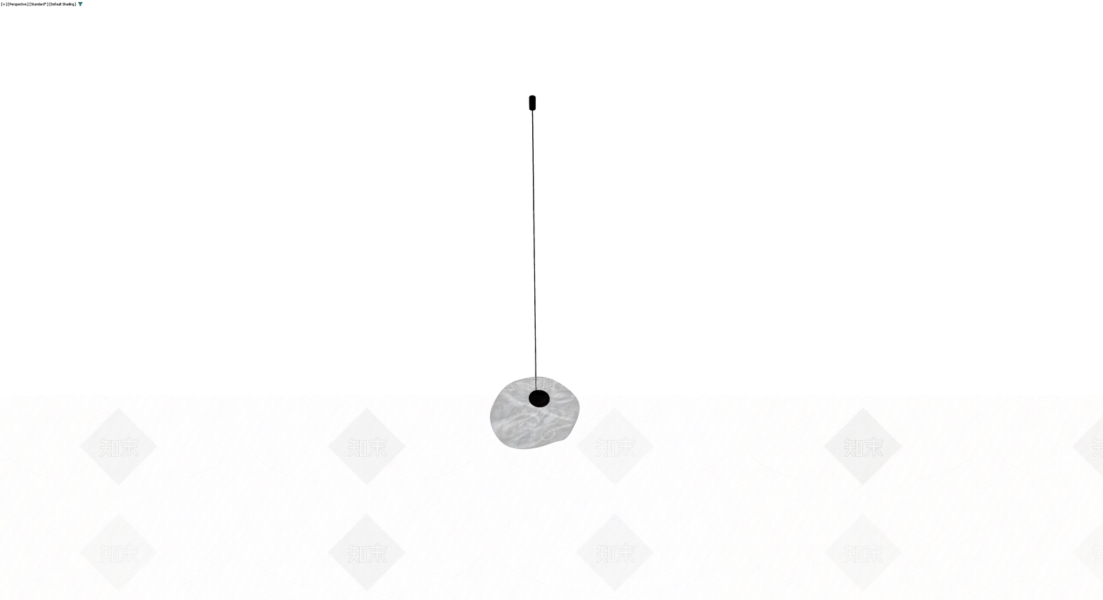 白色纹理吊灯3D模型下载【ID:1230788060】