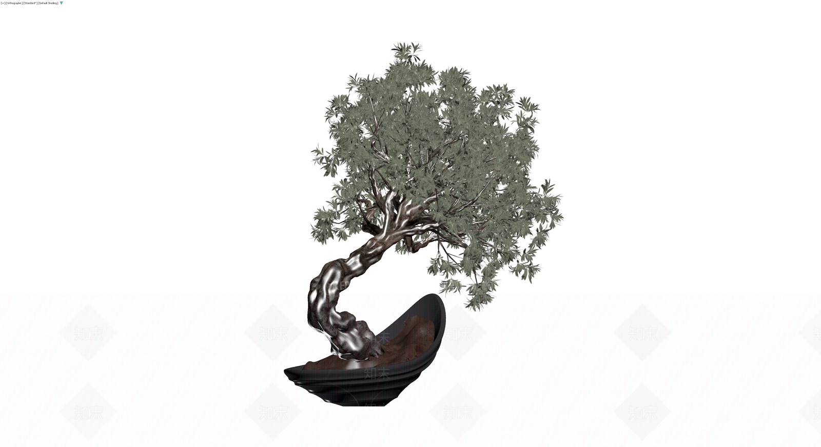盆景盆栽模型3D模型下载【ID:1229657200】