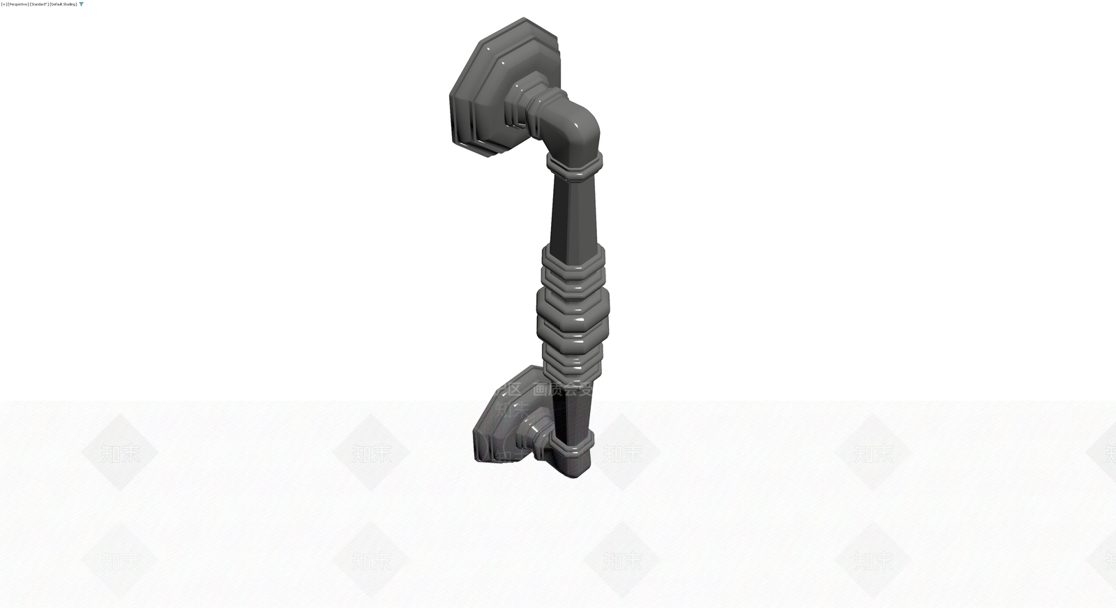 灰色古典壁灯3D模型下载【ID:1230556297】