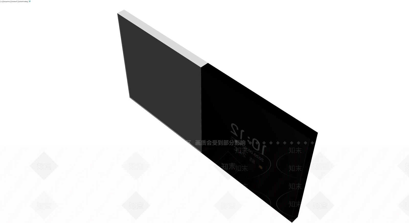 双面智能时钟显示屏3D模型下载【ID:1229896780】