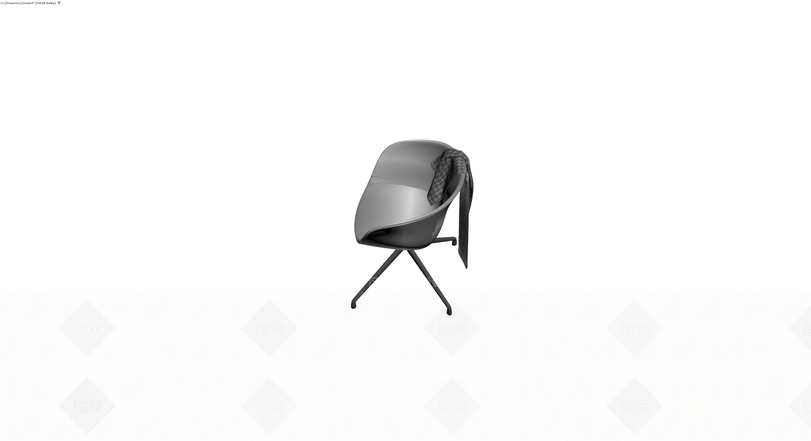 现代灰色扶手椅3D模型下载【ID:1230725164】