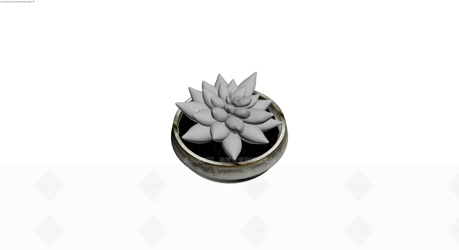 盆栽多肉植物3D模型下载【ID:1230582317】