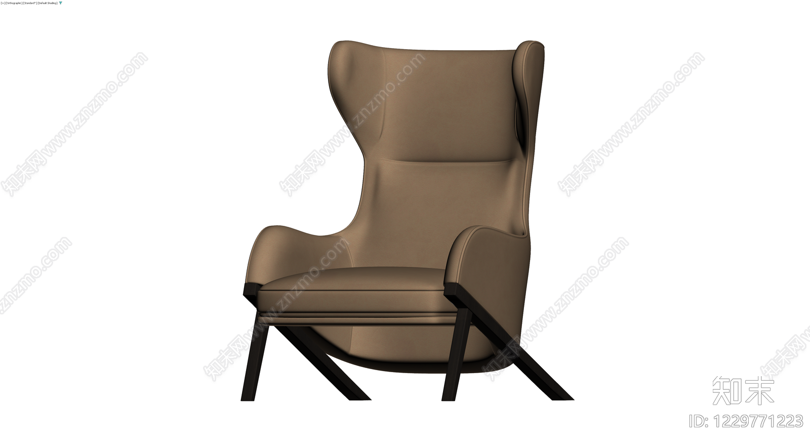 现代高背休闲椅3D模型下载【ID:1229771223】