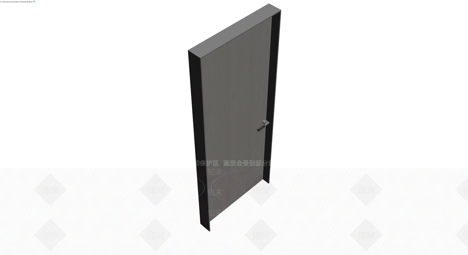 灰色纹理室内门3D模型下载【ID:1229866371】