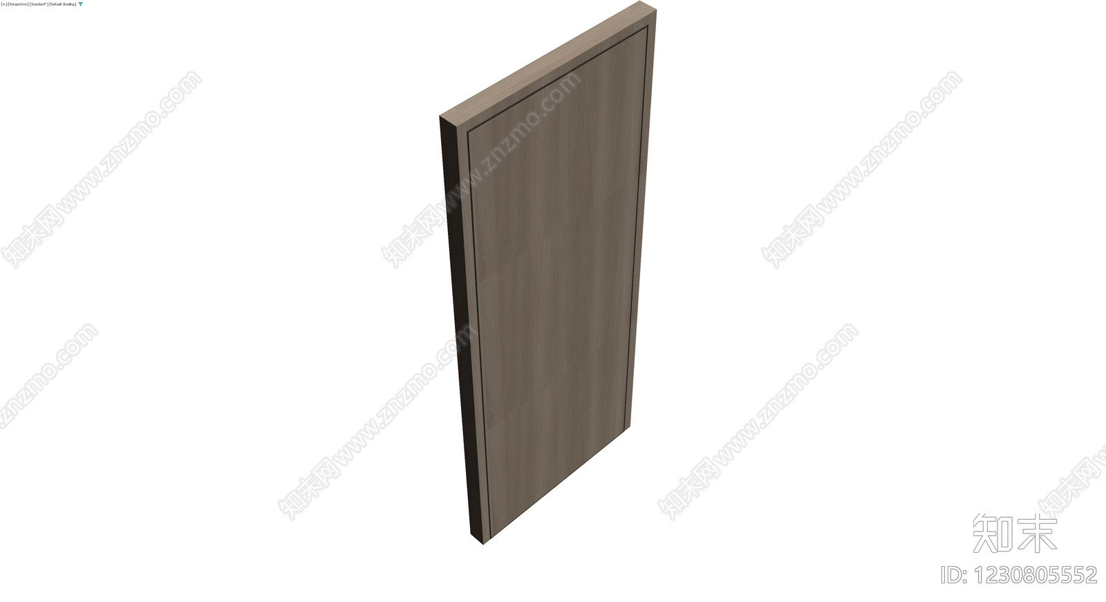 现代木纹成品门3D模型下载【ID:1230805552】
