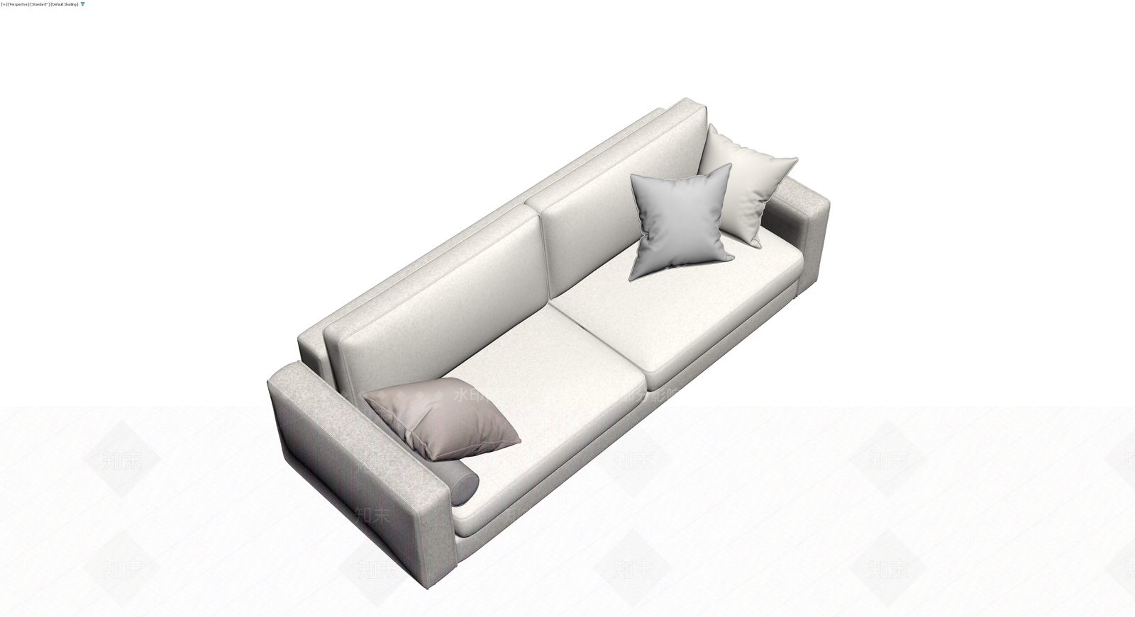 现代风格双人沙发3D模型下载【ID:1229947925】