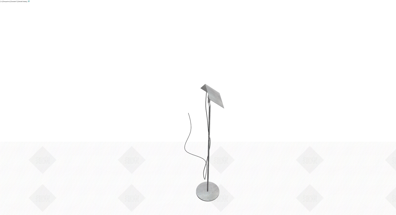 极简金属落地灯3D模型下载【ID:1230734164】