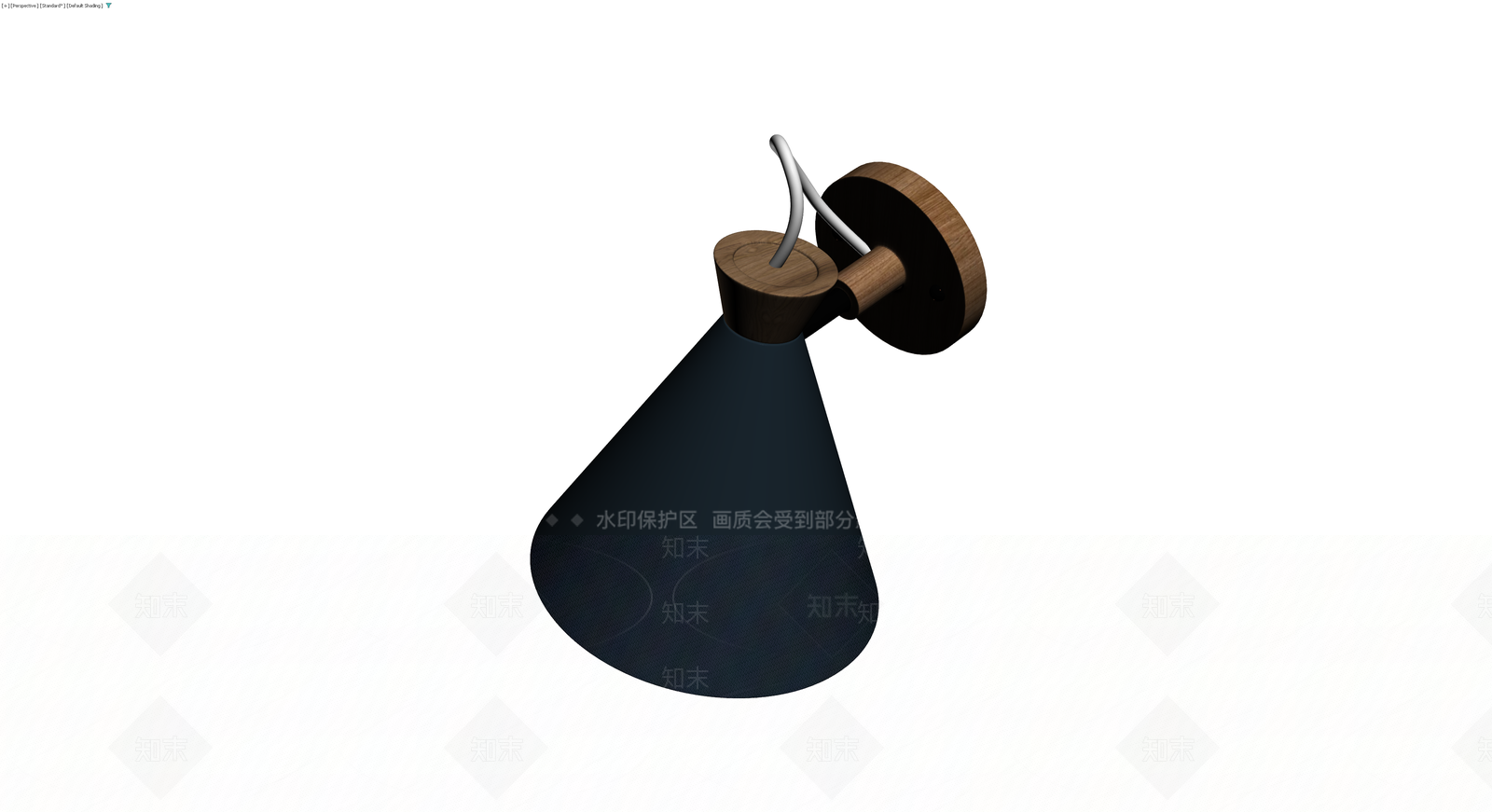 木质壁灯组件3D模型下载【ID:1230660877】