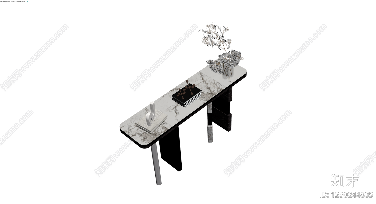 大理石纹理玄关桌3D模型下载【ID:1230244805】