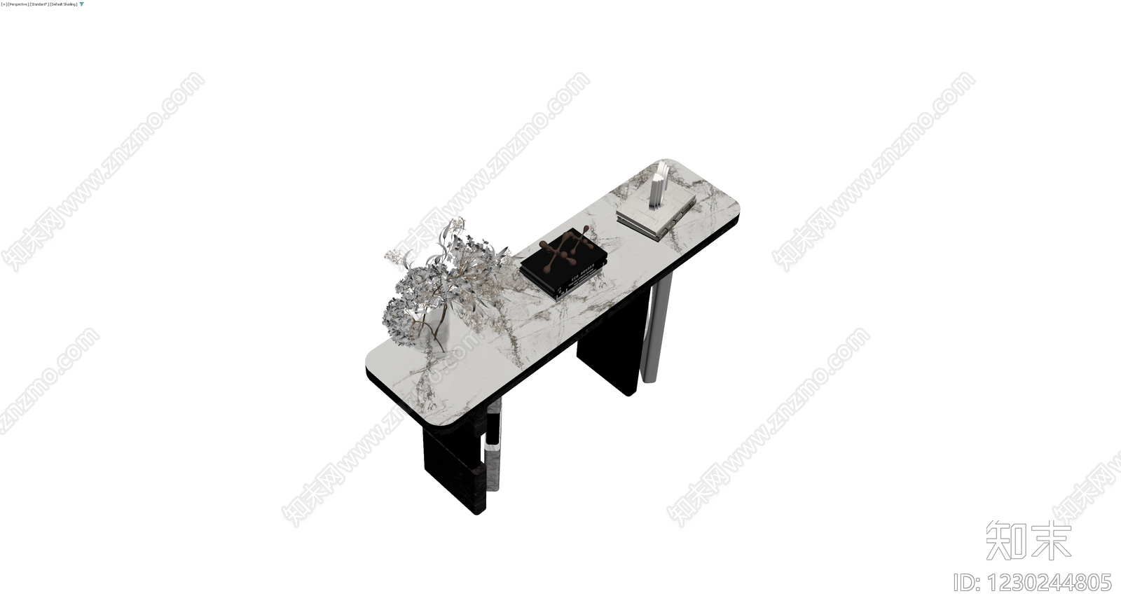 大理石纹理玄关桌3D模型下载【ID:1230244805】