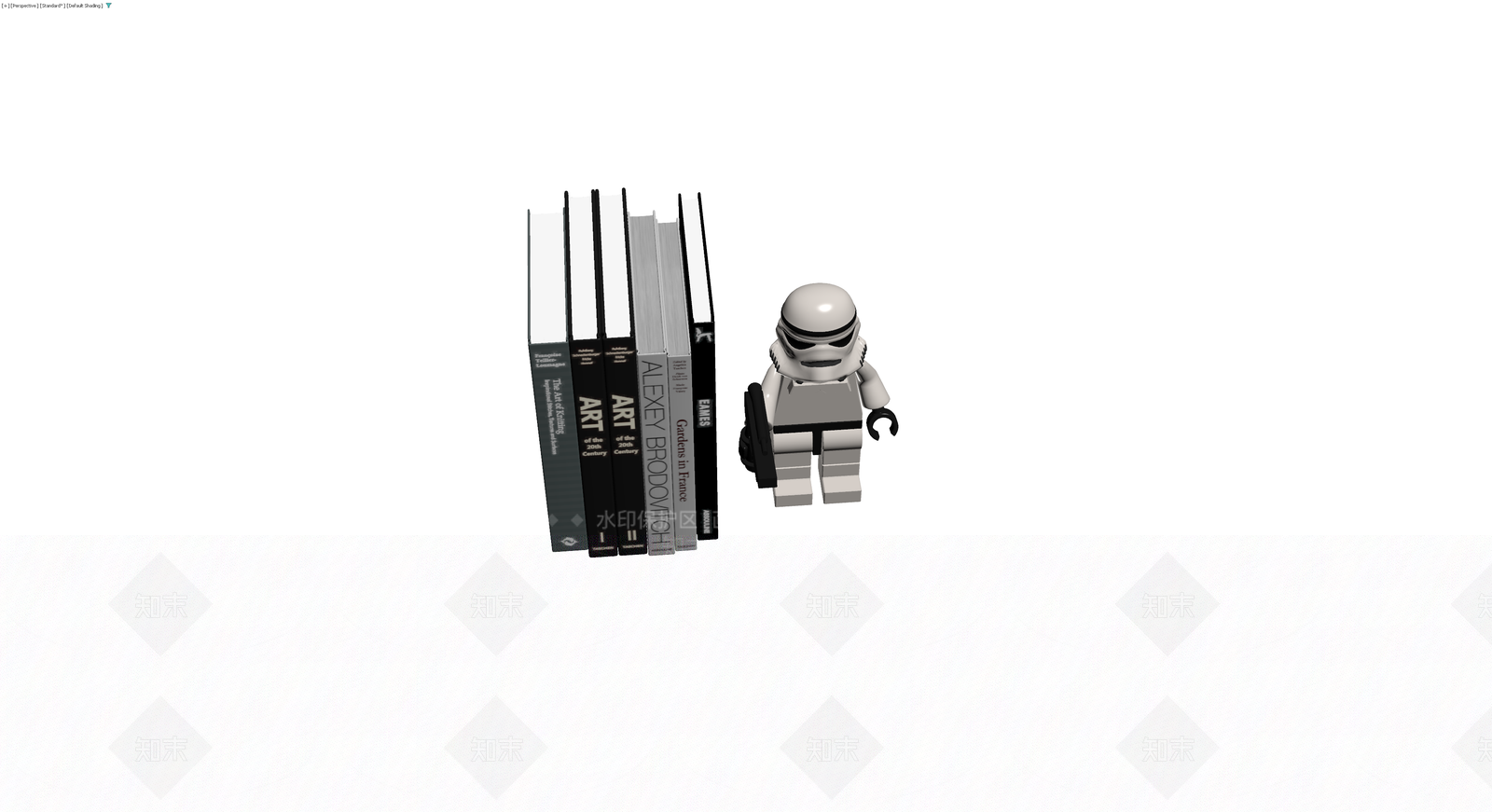 LEGO风暴兵与书籍组合3D模型下载【ID:1230410405】