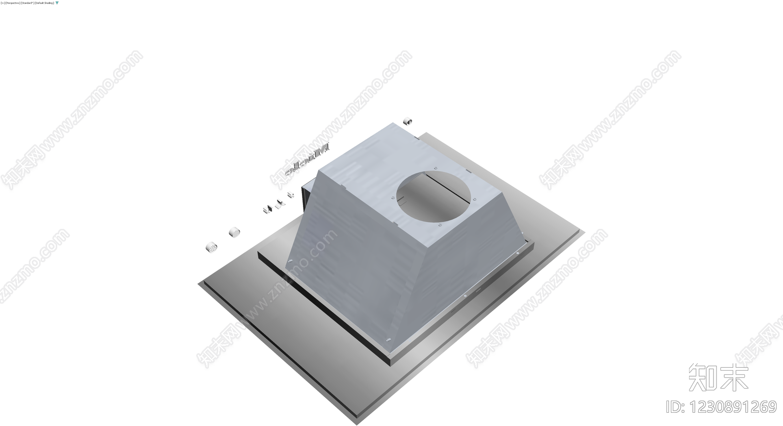 Miele品牌烟机模型3D模型下载【ID:1230891269】