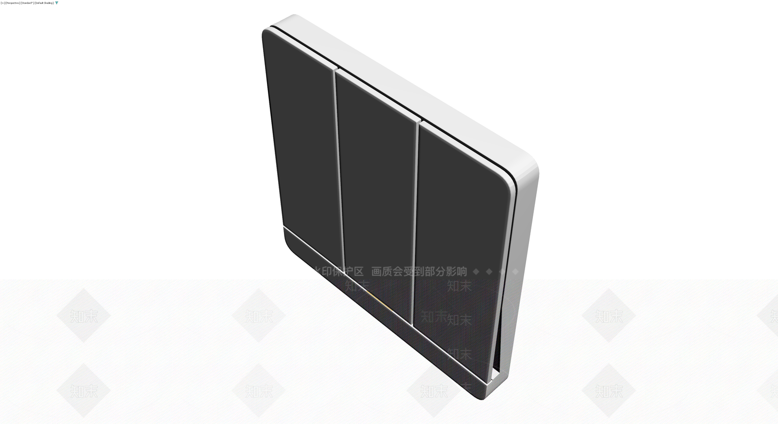 三开开关面板模型3D模型下载【ID:1230679230】
