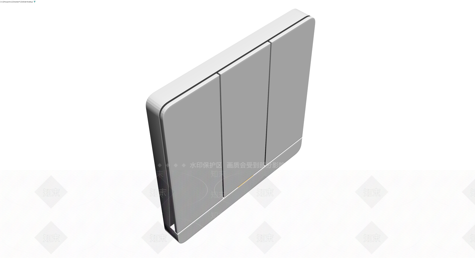 三开开关面板模型3D模型下载【ID:1230679230】